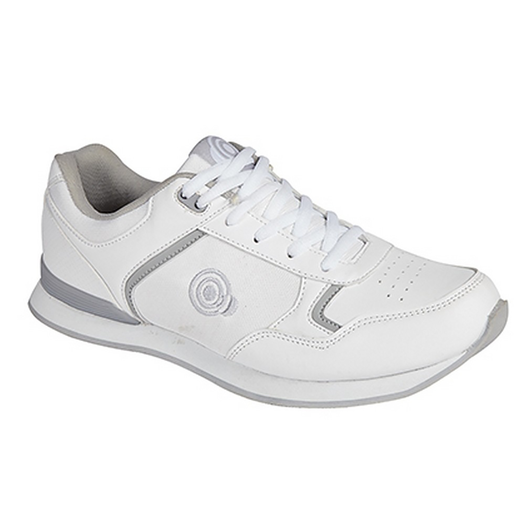Dek Mens Jack Lace Up TrainerStyle Bowling Shoes White/Grey 6 Sizes eBay