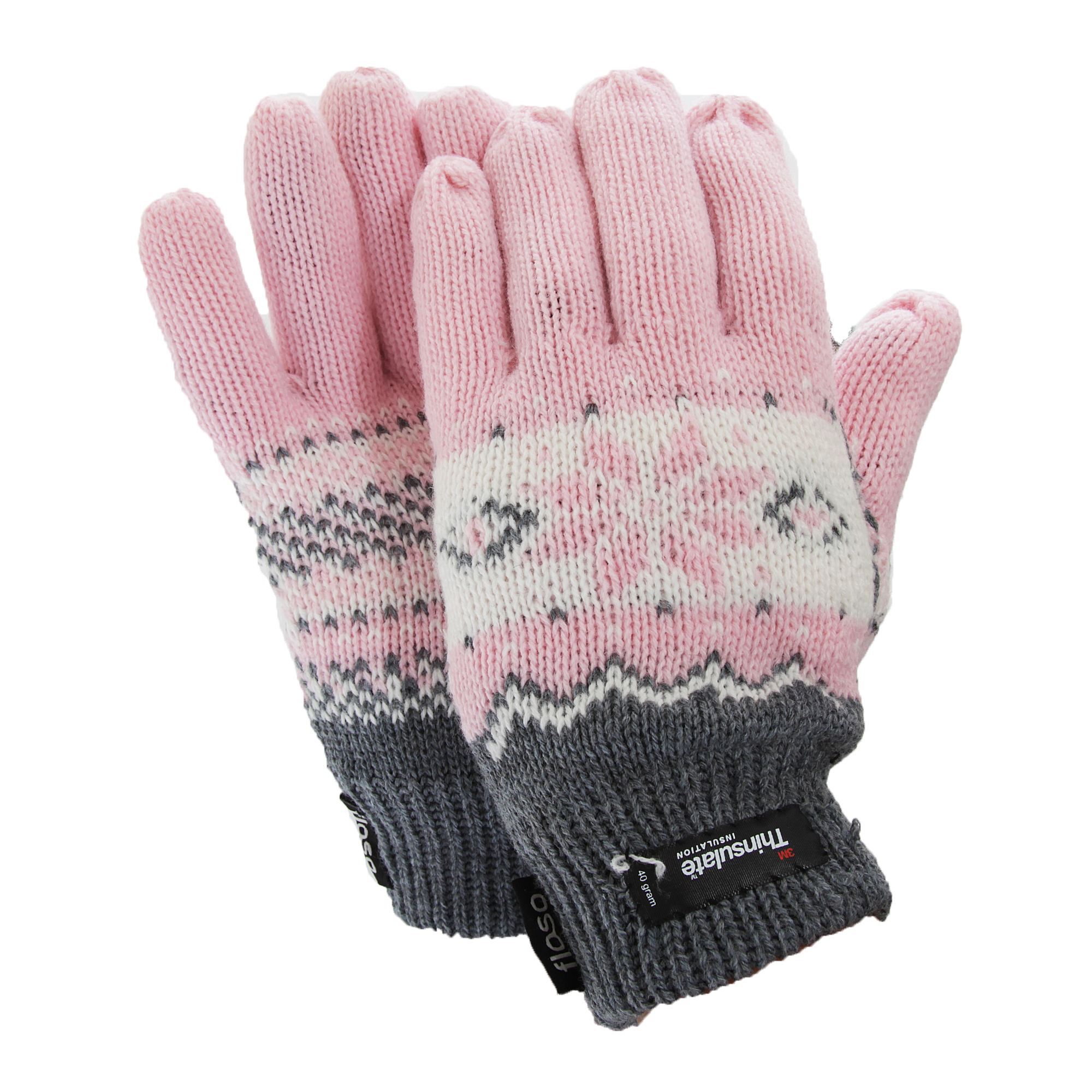 FLOSO Ladies/Womens Thinsulate Fairisle Thermal Gloves (3M 40g) eBay