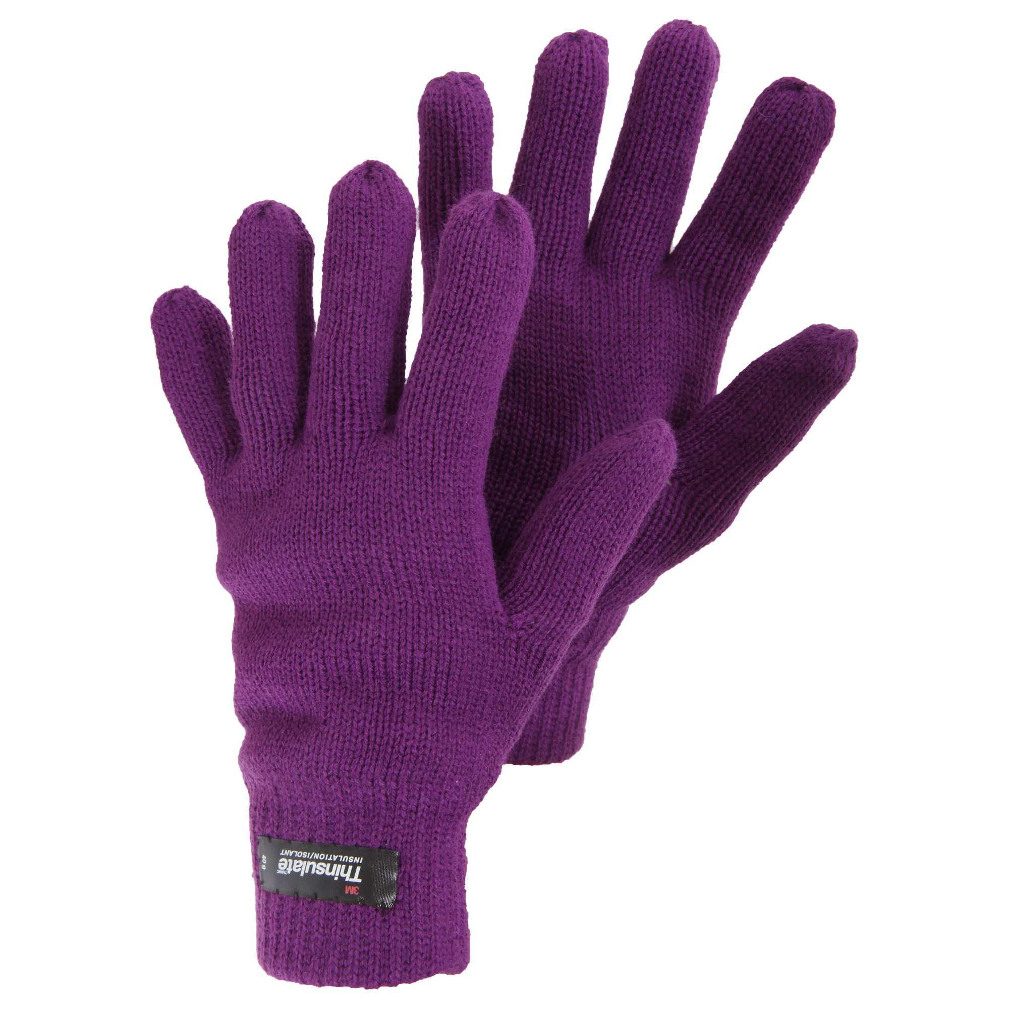 Womens/Ladies Knitted Thinsulate Thermal Winter Gloves