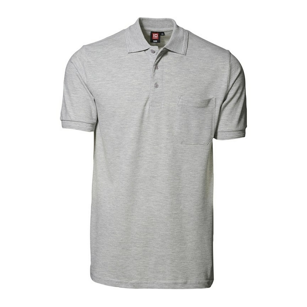 ID Mens Classic Short Sleeve Pique Polo Shirt With Pocket eBay