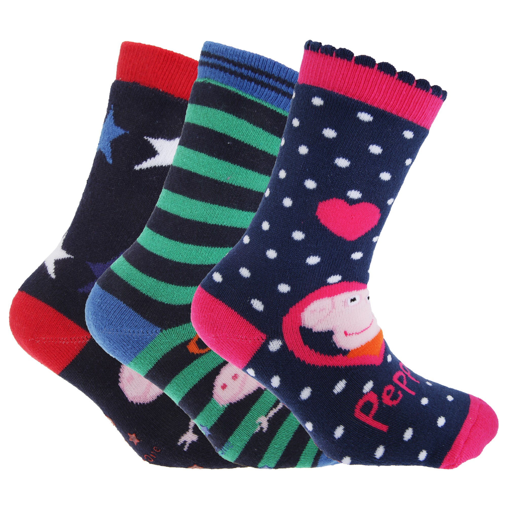 peppa slipper socks
