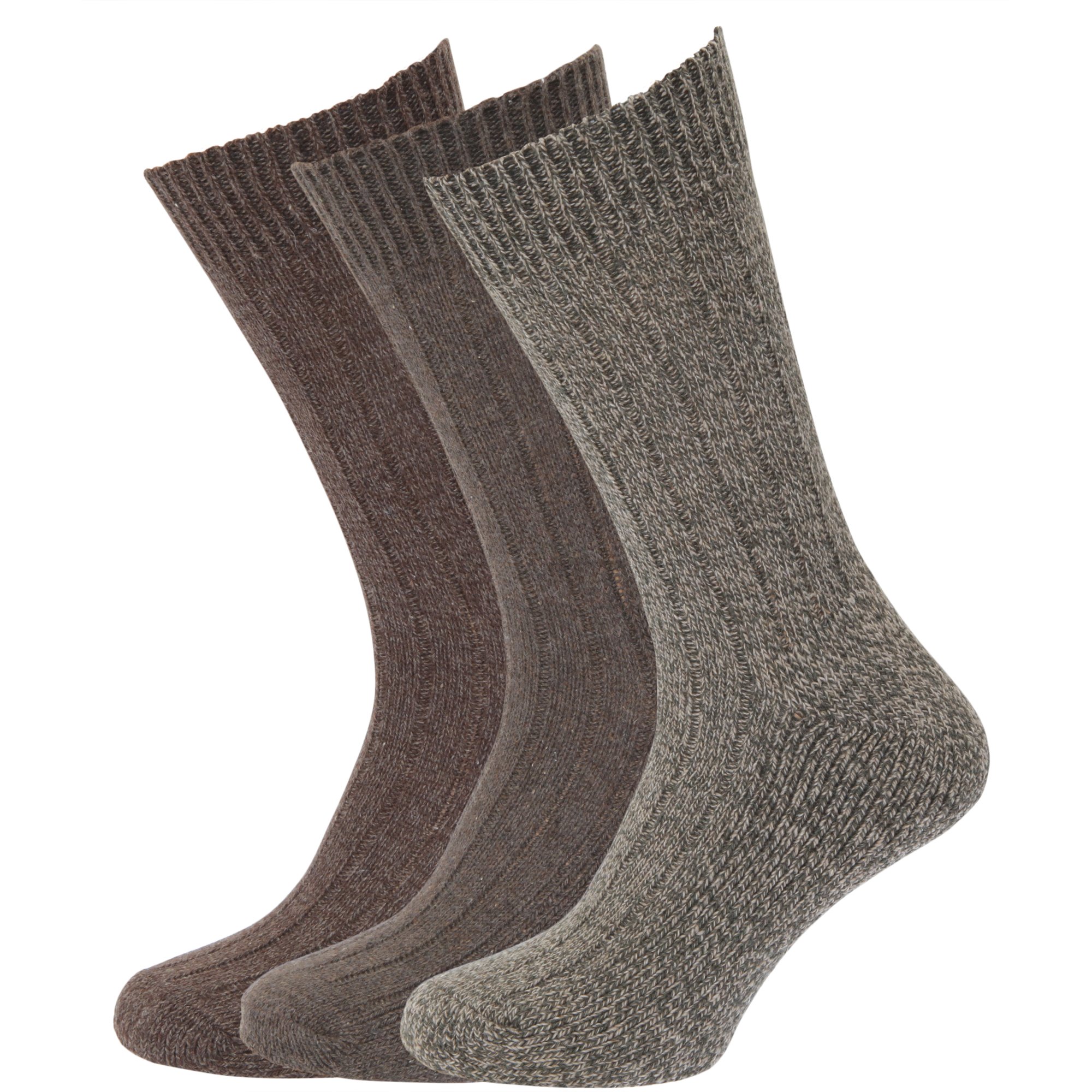 Mens Wool Blend Socks with Wool Padded Sole (Pack Of 3) US 712 eBay
