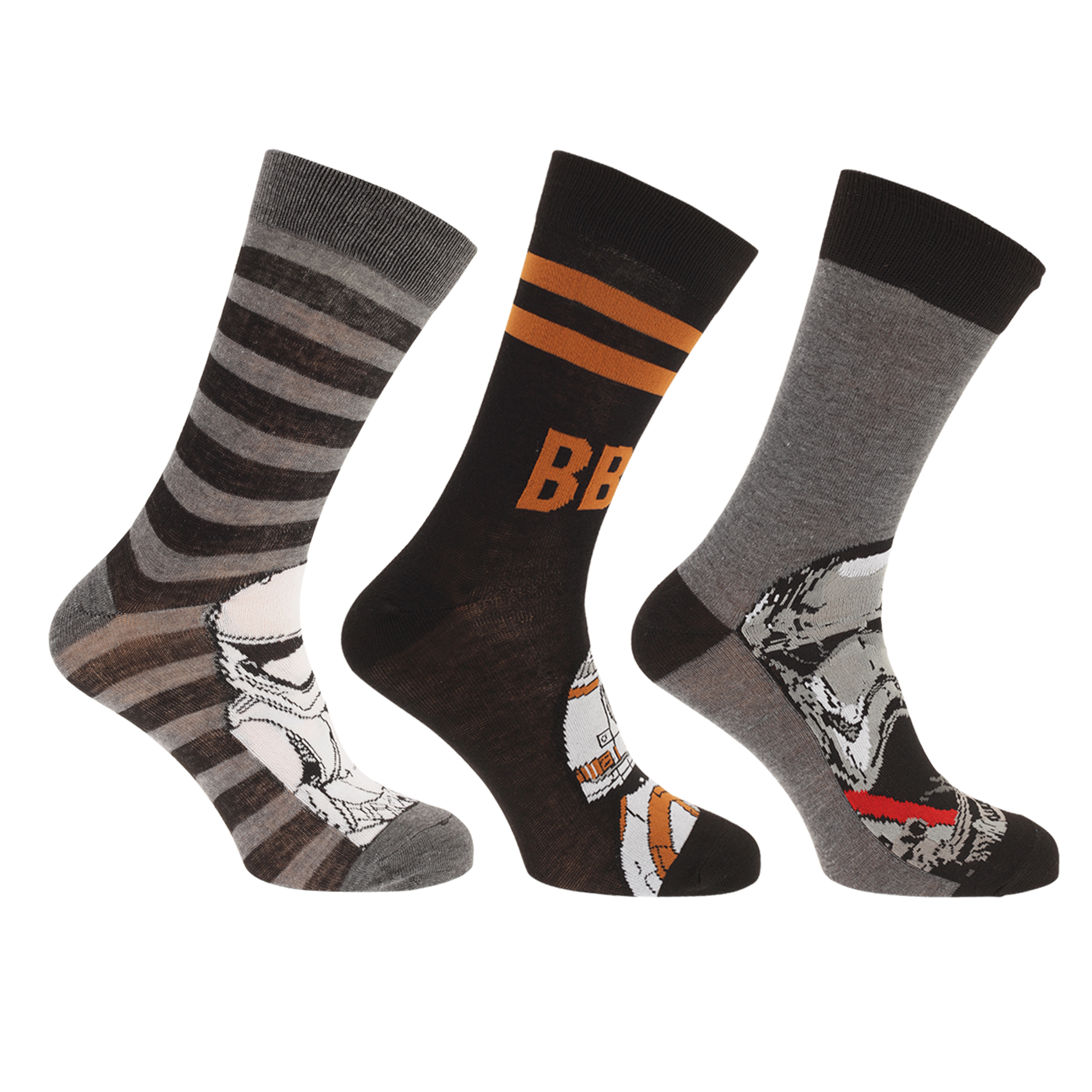 Disney Star Wars Mens Official Socks (Pack Of 3)