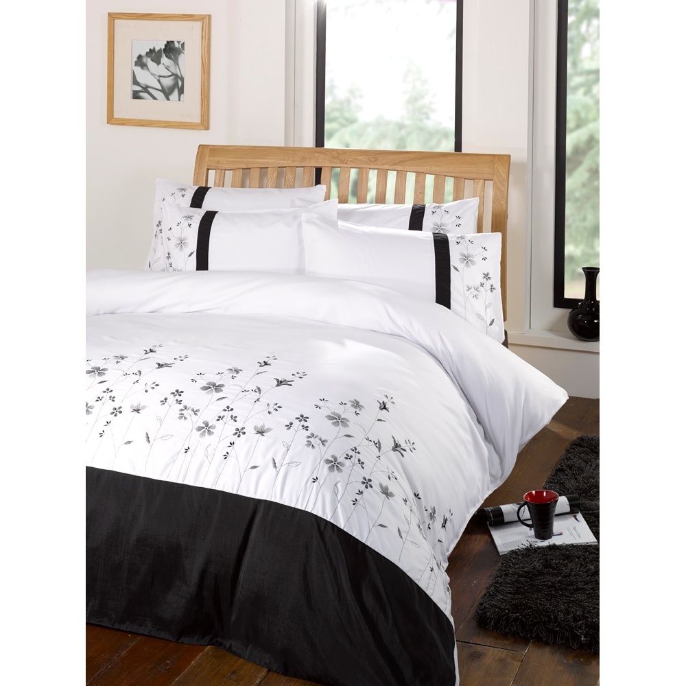 valentina floral patterned embroidered duvet comforter valentina floral patterned embroidered duvet comforter