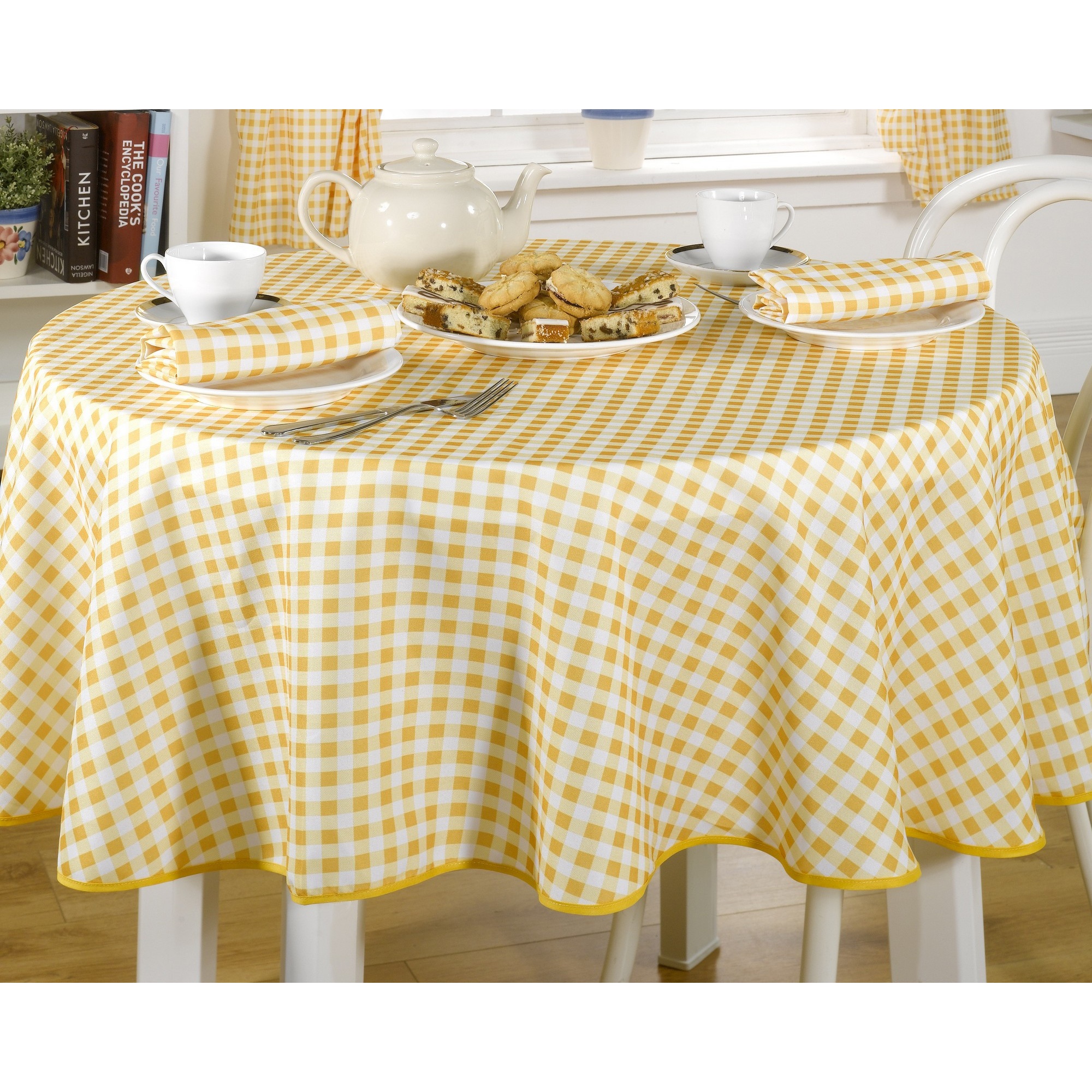 Molly Gingham Check Pattern Tablecloth eBay