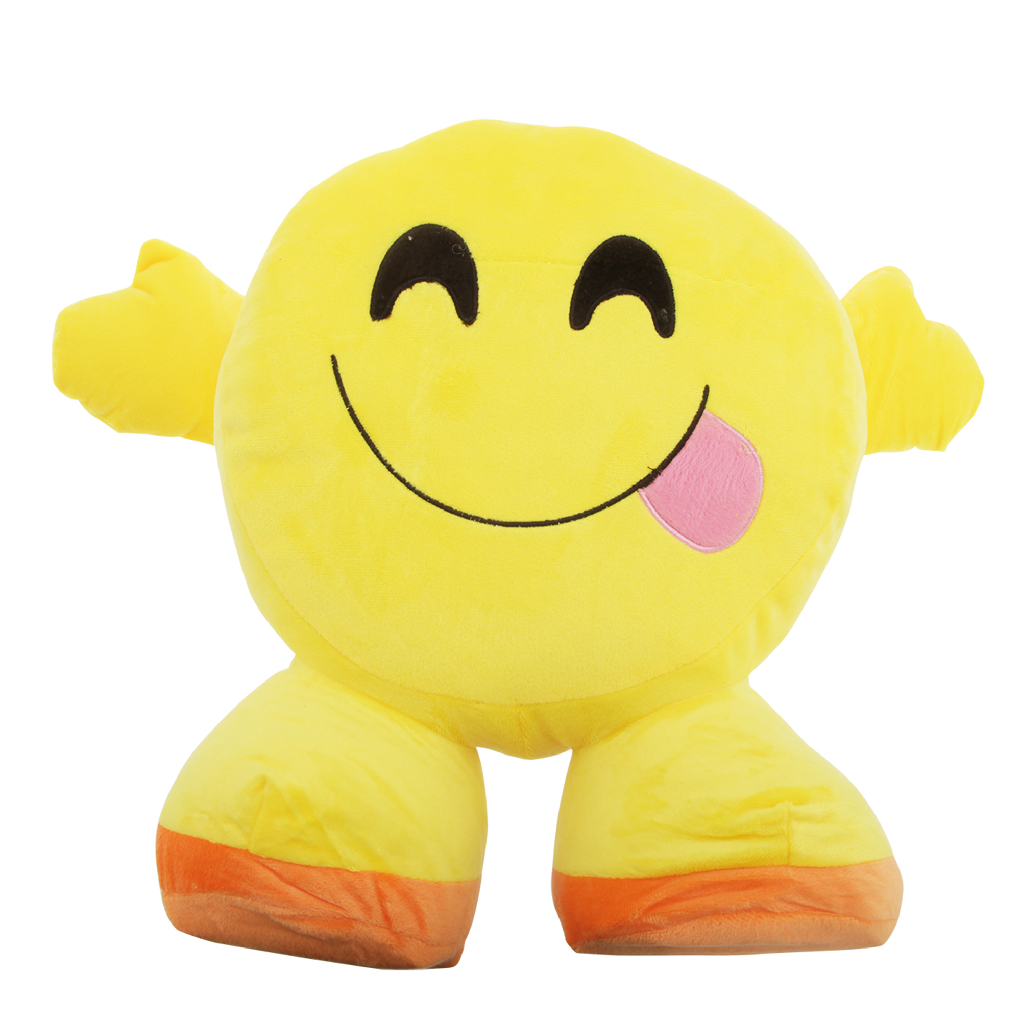 Smiley Emoji Design Filled Plush Cushion With Legs (10 Designs) eBay