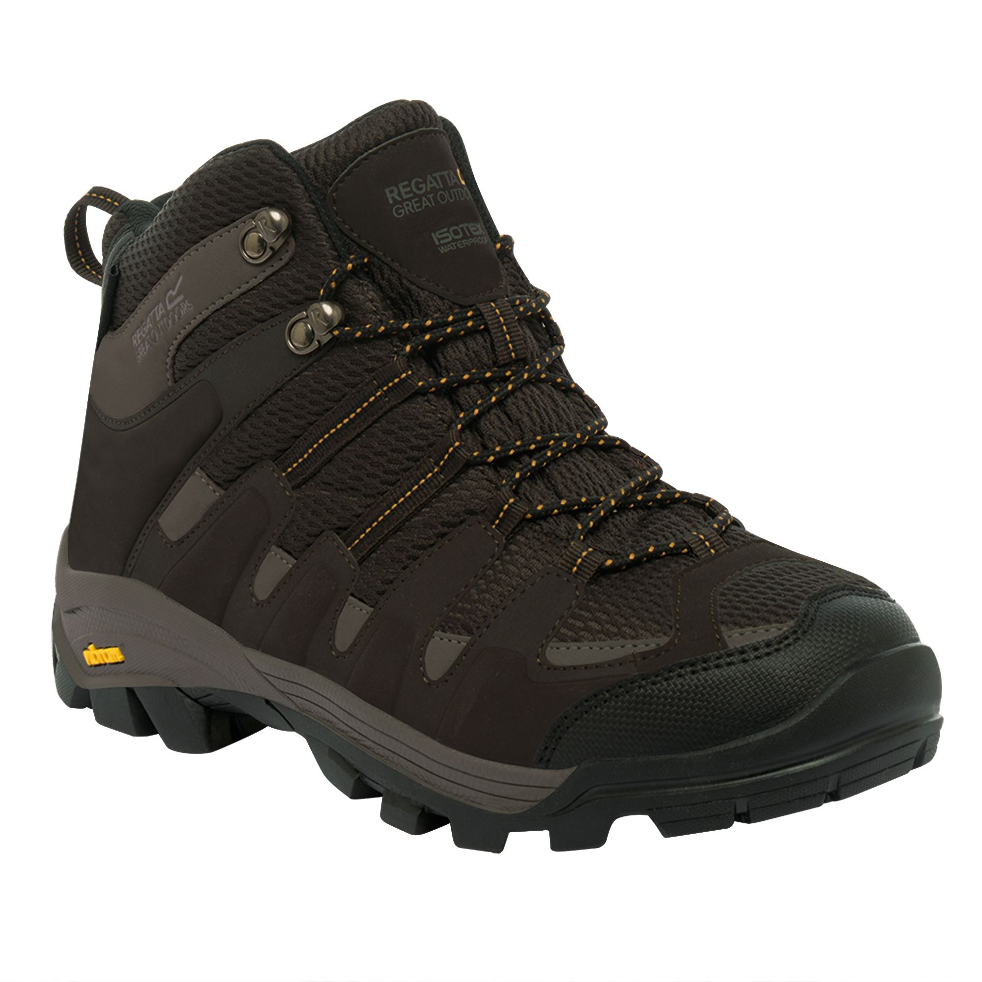 Regatta Great Outdoors Mens Burrell Mid Walking Boots eBay