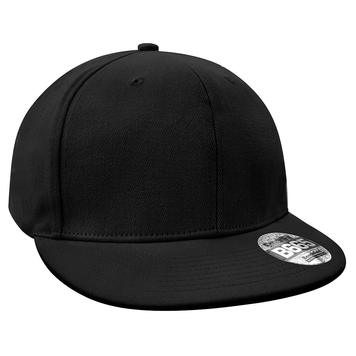 Beechfield Mens Flat Peak Rapper Snapback Cap Baseball Hat