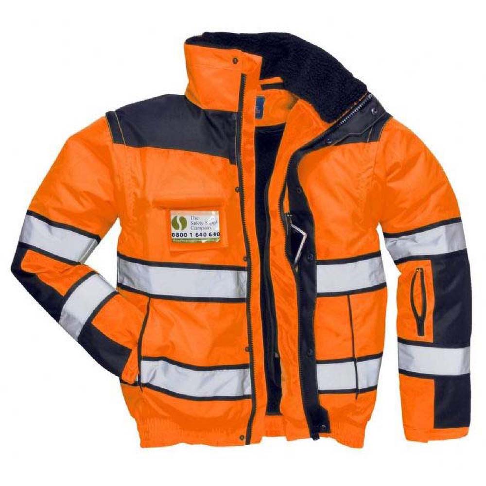 Portwest Mens High Visibility Classic All Weather Bomber Jacket eBay