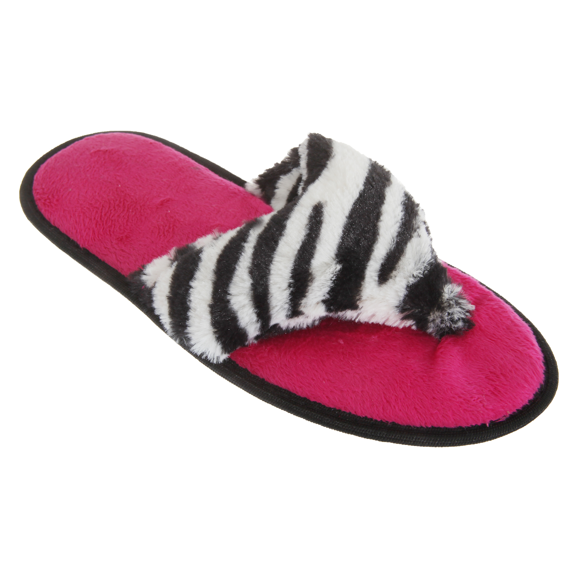 Womens/Ladies Animal Print Supersoft Toe Post Flip Flop Slippers eBay
