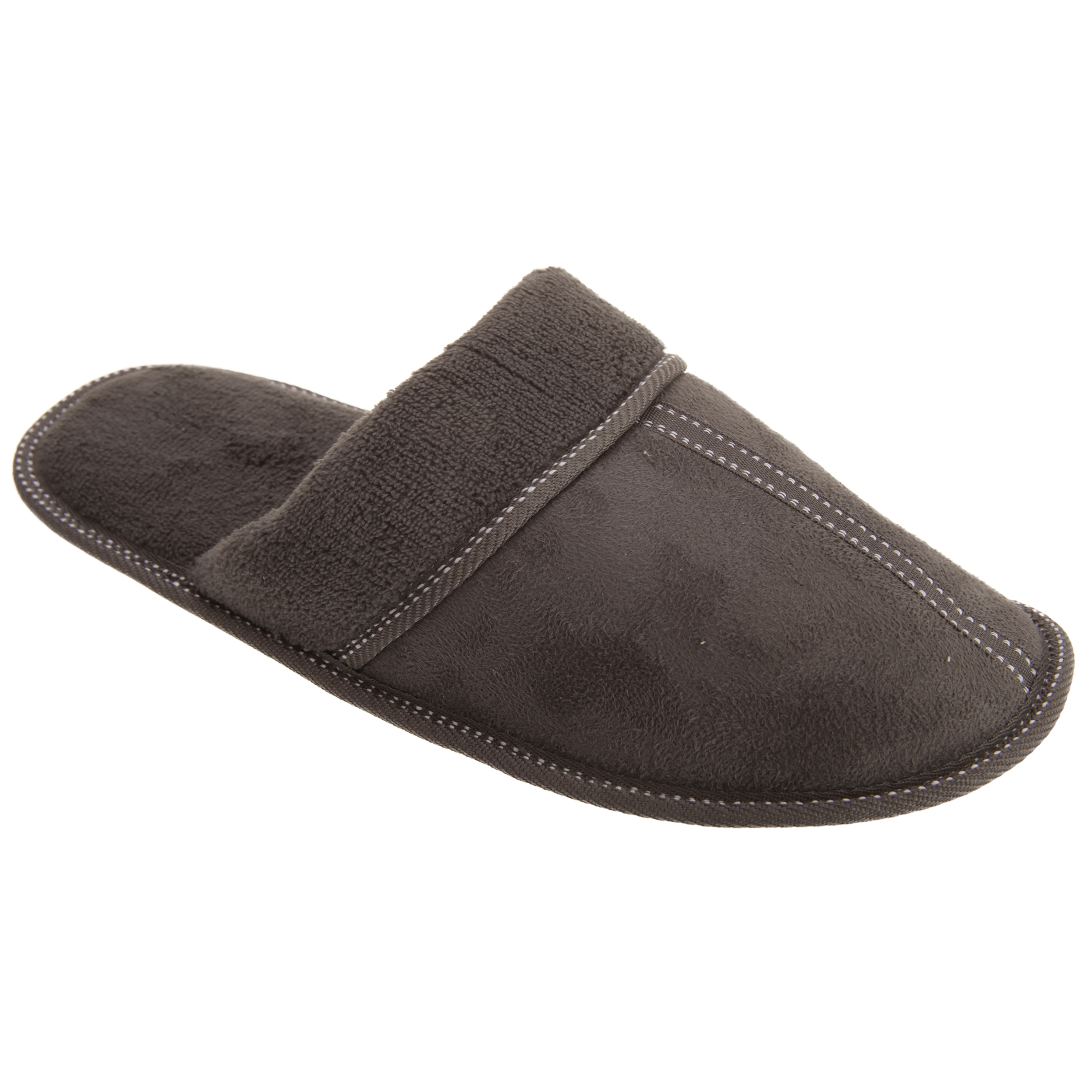 mens memory foam mule slippers