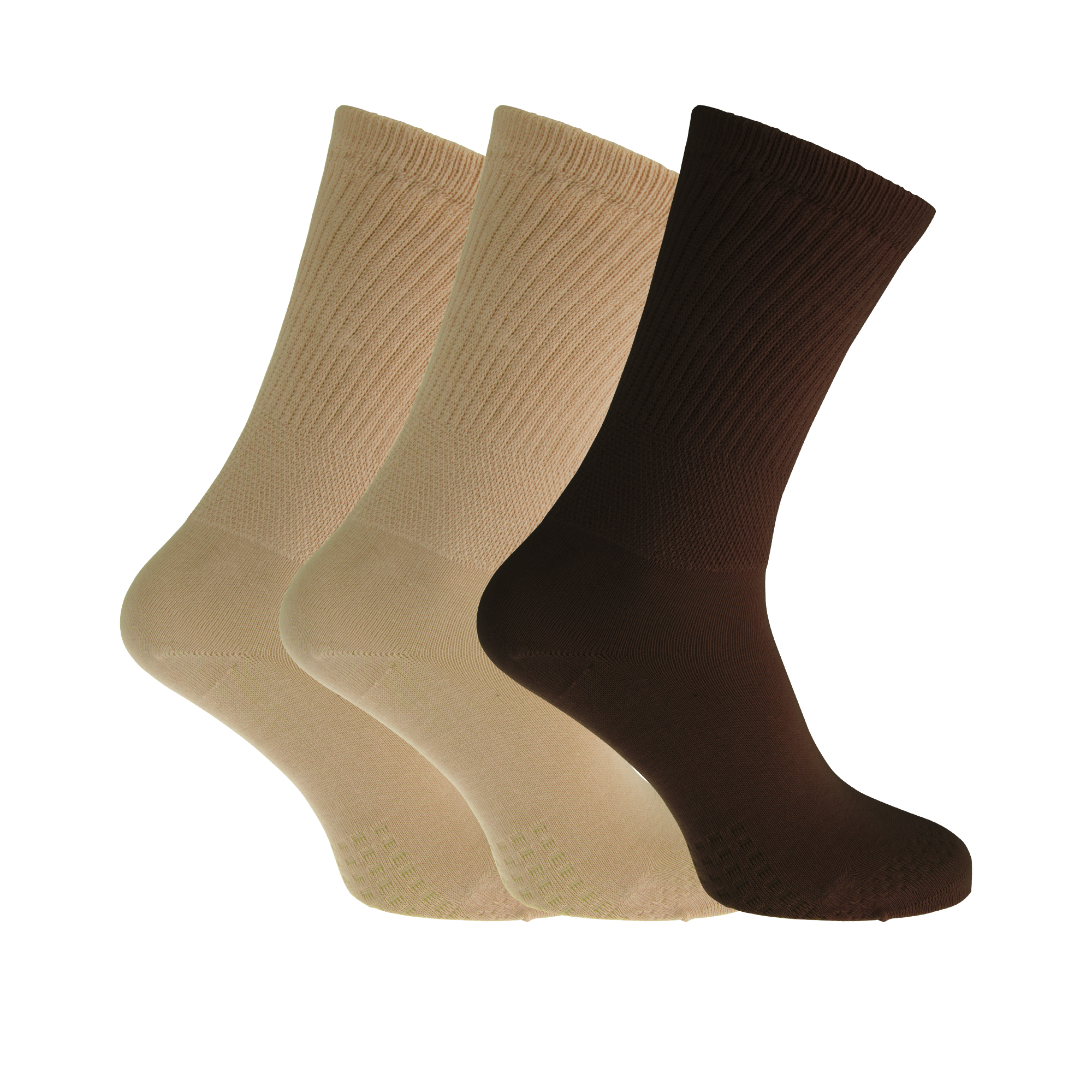 Womens/Ladies Extra Wide Comfort Fit Diabetic Socks (3 Pairs) eBay